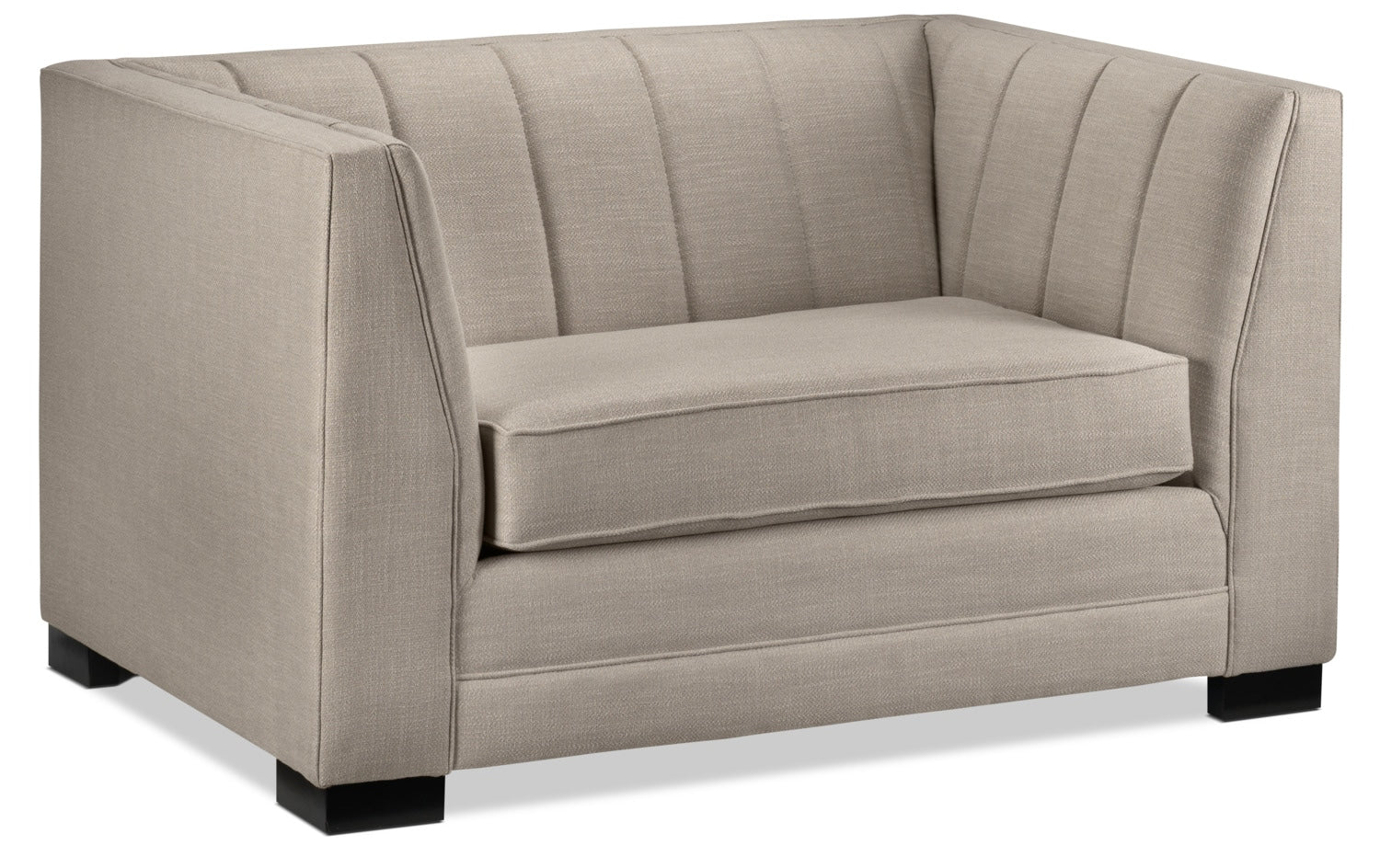 Mika Chair and a Half - Taupe