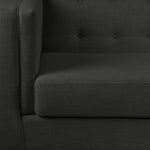 Astin Chaise Sofa - Dark Grey