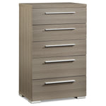 Bay Hill 5 Drawer Chest - Grey