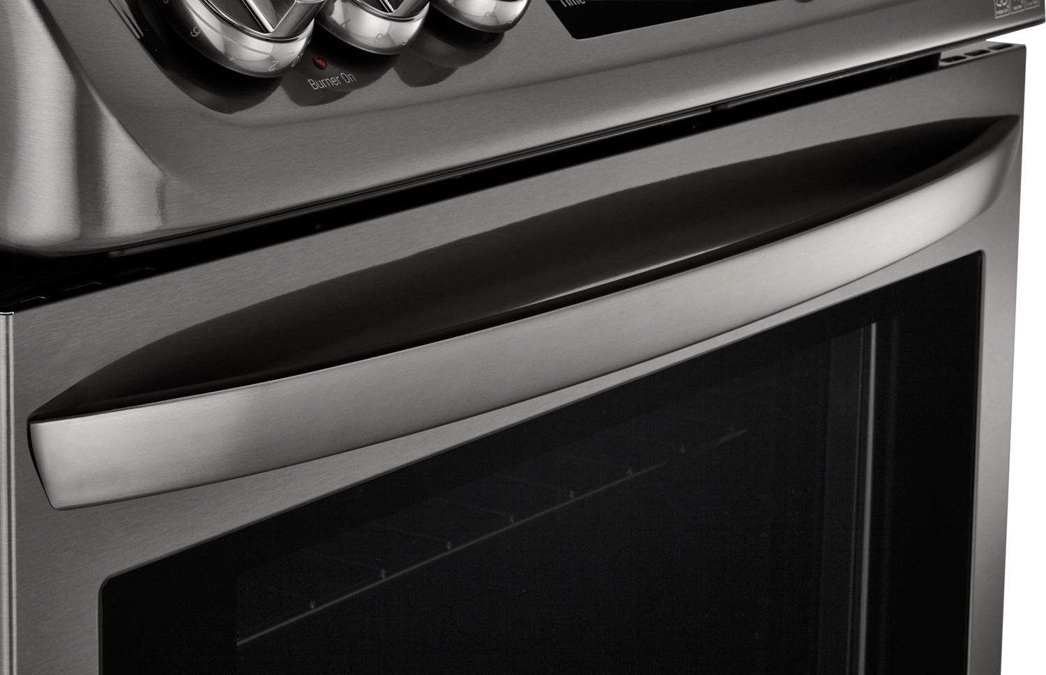 LG Appliances Black Stainless Steel Slide-In Electric Range (6.3 Cu. Ft.) - LSE4611BD