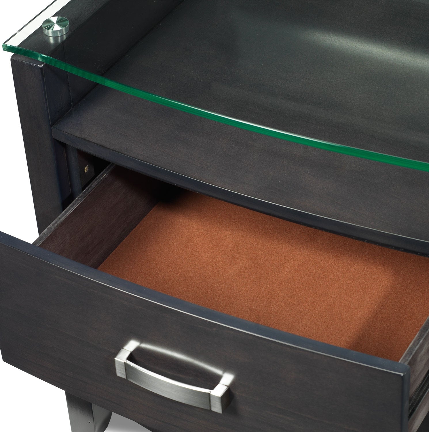 Cinema Night Table - Charcoal