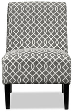Santos Accent Chair - Grey Lattice