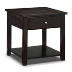 Ines End Table - Espresso