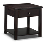 Ines End Table - Espresso