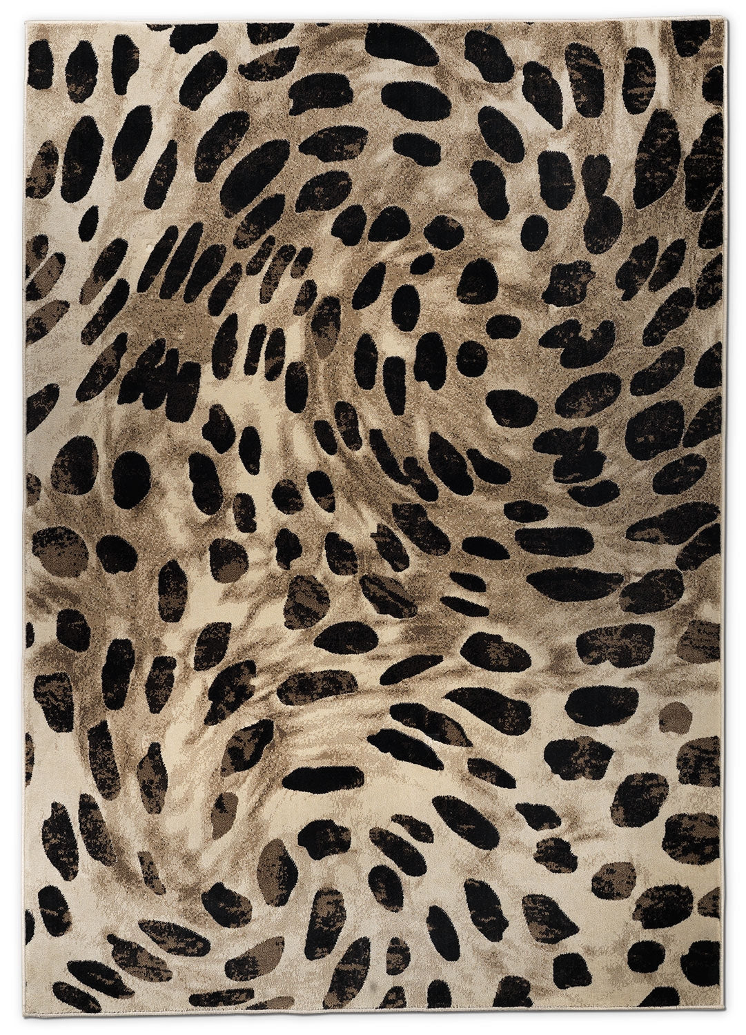 Whirlwind 5' x 8' Area Rug - Brown
