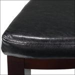 Emma Coffee Table w/ Four Ottomans - Espresso