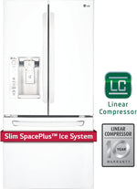 LG White French Door Refrigerator (24 Cu. Ft.) - LFXS24623W