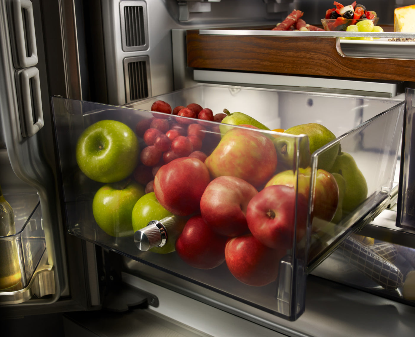 KitchenAid Stainless Steel Counter-Depth French Door Refrigerator (23.8 Cu. Ft.) - KRFC704FPS