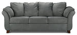 Collier Sofa and Loveseat Set - Dark Grey