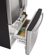 GE Stainless Steel Counter-Depth French Door Refrigerator (18.6 Cu. Ft.) - GWE19JSLSS