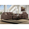 Fava Ens. Sofa et fauteuil - brun pâle