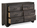 Sophie 6-Drawer Dresser - Weathered Grey
