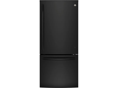 GE Réfrigérateur 20,9 pi³ avec congélateur en bas noir GBE21AGKBB