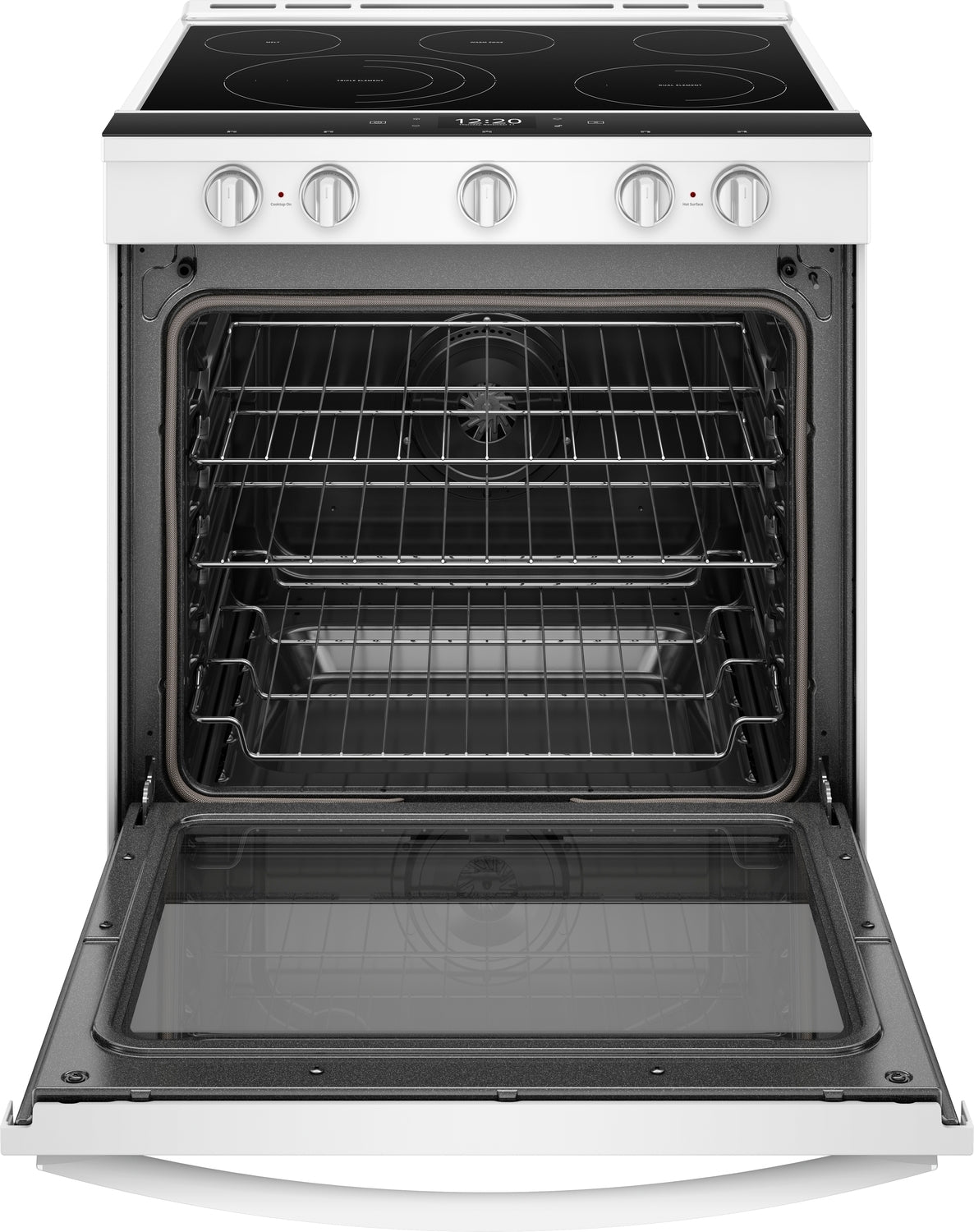 Whirlpool White Slide-In Electric True Convection Range (6.4 Cu. Ft.) - YWEE750H0HW