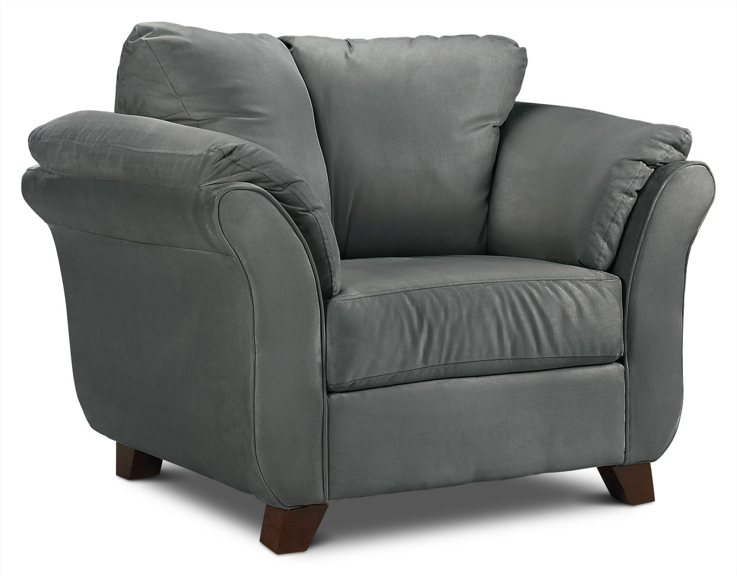Collier Sofa, Loveseat and Chair Set - Dark Grey