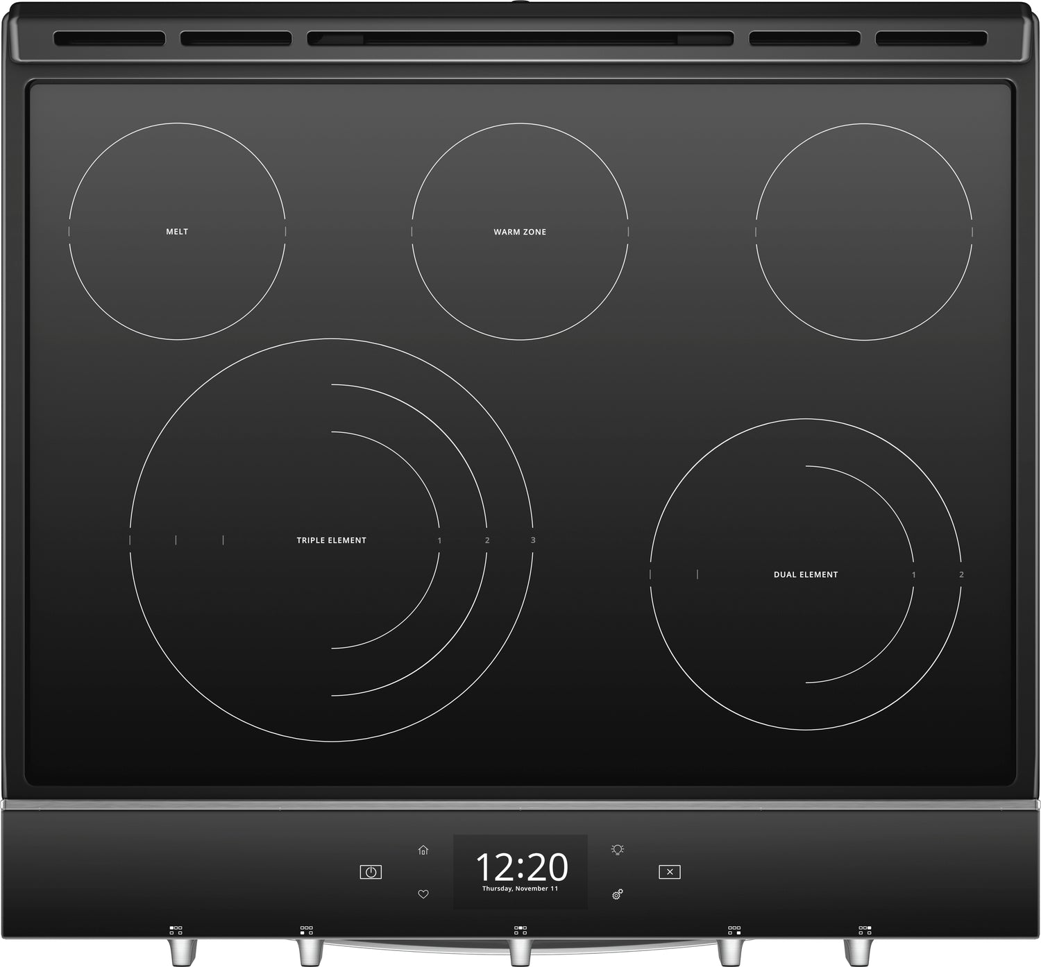 Whirlpool Stainless Steel Slide-In Electric True Convection Range (6.4 Cu. Ft.) - YWEE750H0HZ