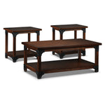 Wellington Coffee Table with 2 End Tables - Walnut