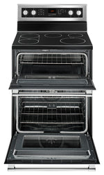 Maytag Stainless Steel Freestanding Electric Double Oven Range (6.7 Cu. Ft.) - YMET8800FZ