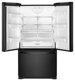 Whirlpool Black Freestanding French Door Refrigerator (22 Cu. Ft.) - WRF532SMHB