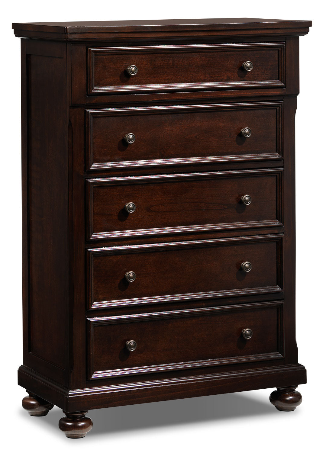 Chester 5-Piece King Storage Bedroom Package - Cherry