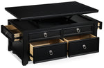 Turner 46" Lift-Top Coffee Table - Black