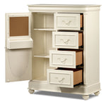 Amber Door Chest - Antique White