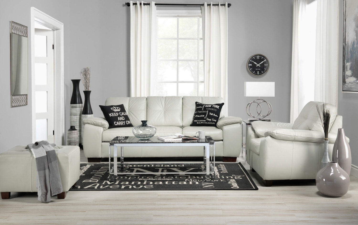 Naples Sofa - Smoke
