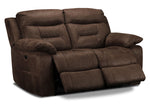 Collins Power Reclining Loveseat - Walnut