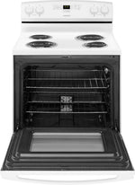 Amana White Freestanding Electric Range (4.8 Cu. Ft.) - YACR4303MFW