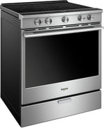 Whirlpool Stainless Steel Slide-In Electric True Convection Range (6.4 Cu. Ft.) - YWEEA25H0HZ