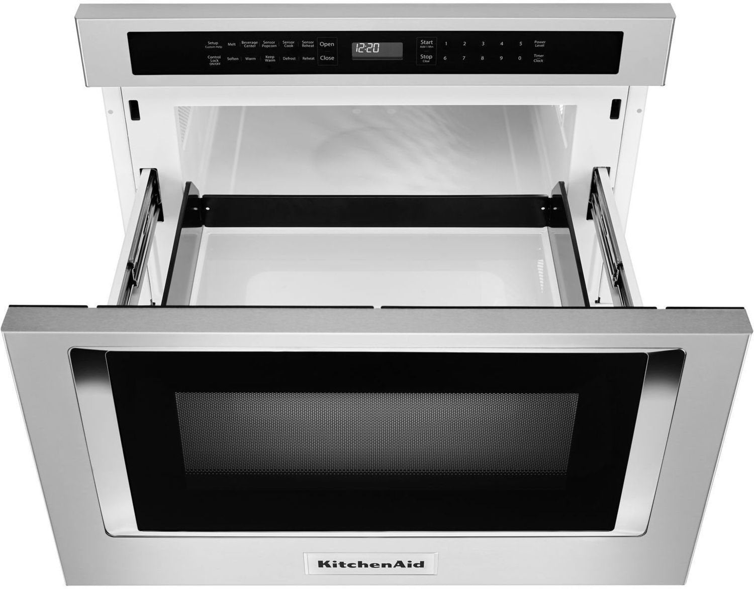 KitchenAid Stainless Steel Under-Counter Microwave Oven Drawer (1.2 Cu. Ft.) - KMBD104GSS