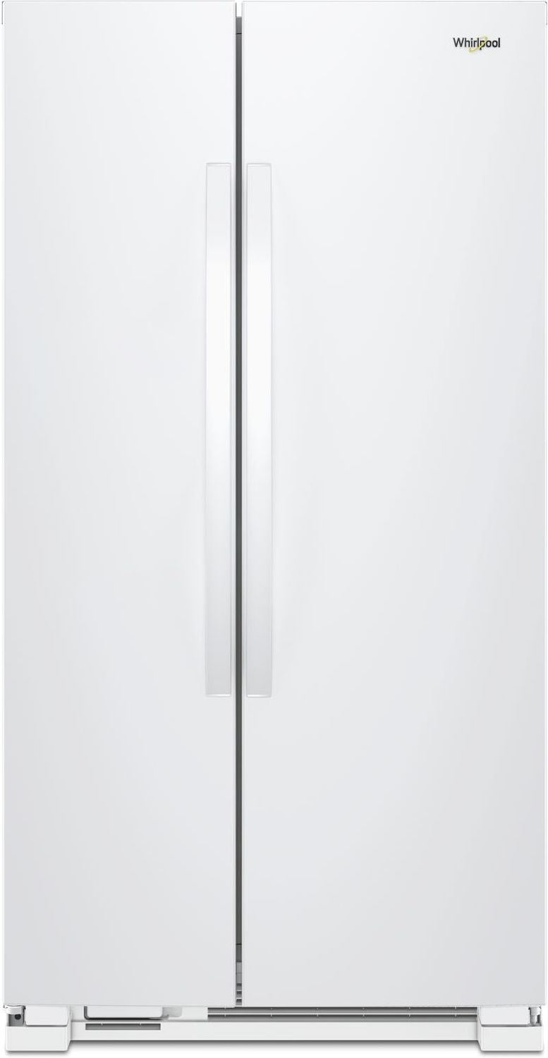 Whirlpool 33.13" 22 Cu. Ft. White Side-by-Side Refrigerator - WRS312SNHW