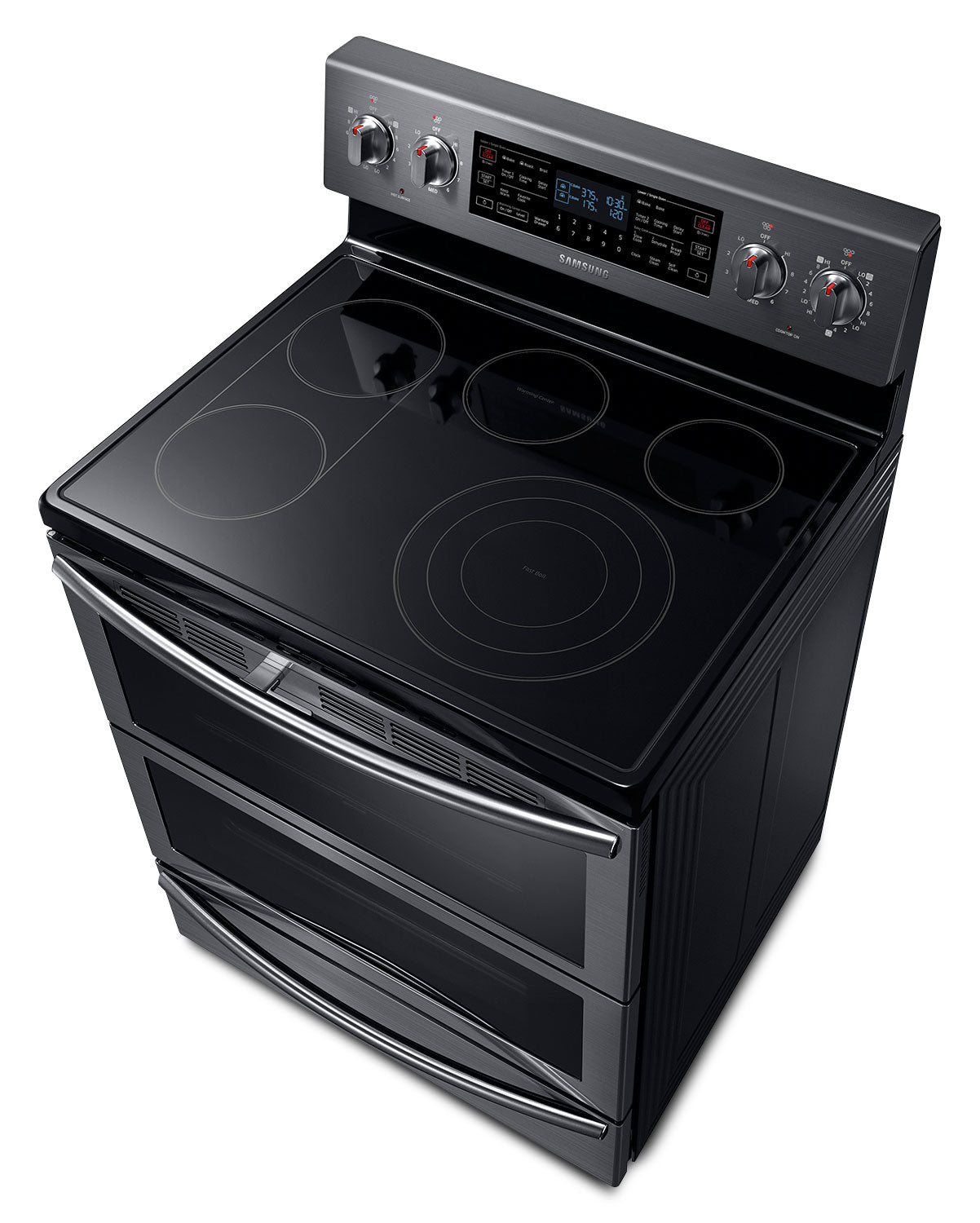 Samsung Black Stainless Steel Freestanding Electric Convection Range (5.9 Cu. Ft.) - NE59J7850WG/AC