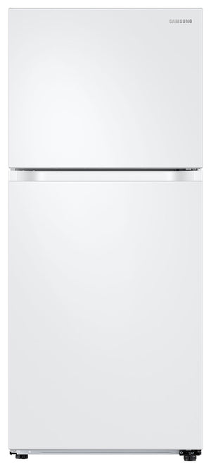 Samsung Réfrigérateur 17,6 pi³ avec congélateur en haut blanc RT18M6213WW/AA