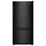 Whirlpool Black Bottom-Freezer Refrigerator (22.1 Cu. Ft.) - WRB322DMBB