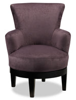 Justine Accent Chair - Plum