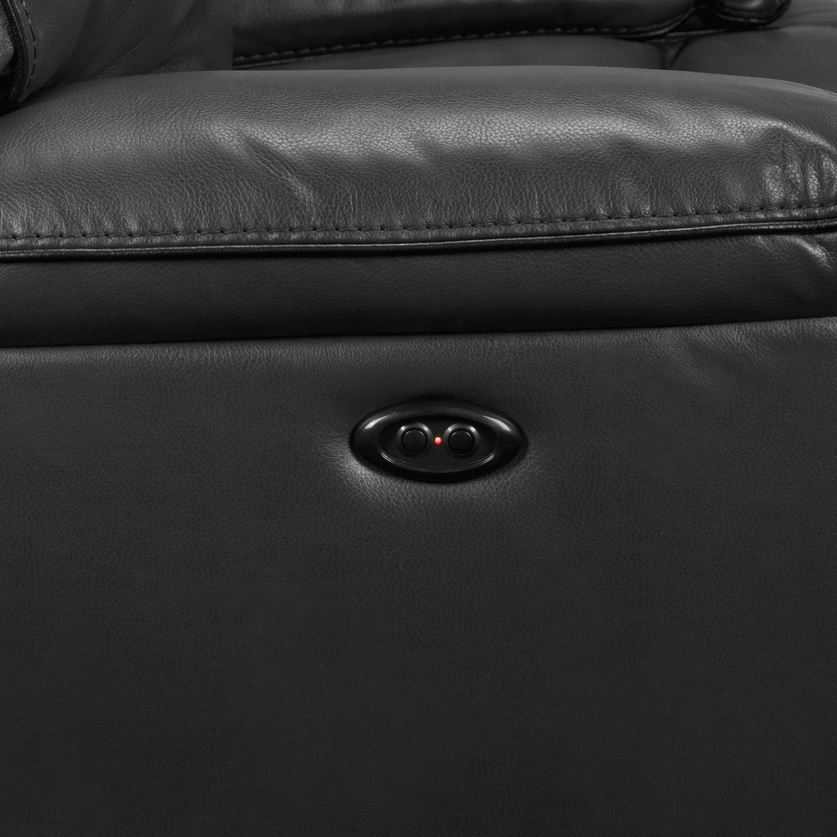 Lanette Power Reclining Loveseat - Smoke Grey