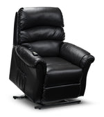 Paolo Power Lift Recliner - Dark Brown