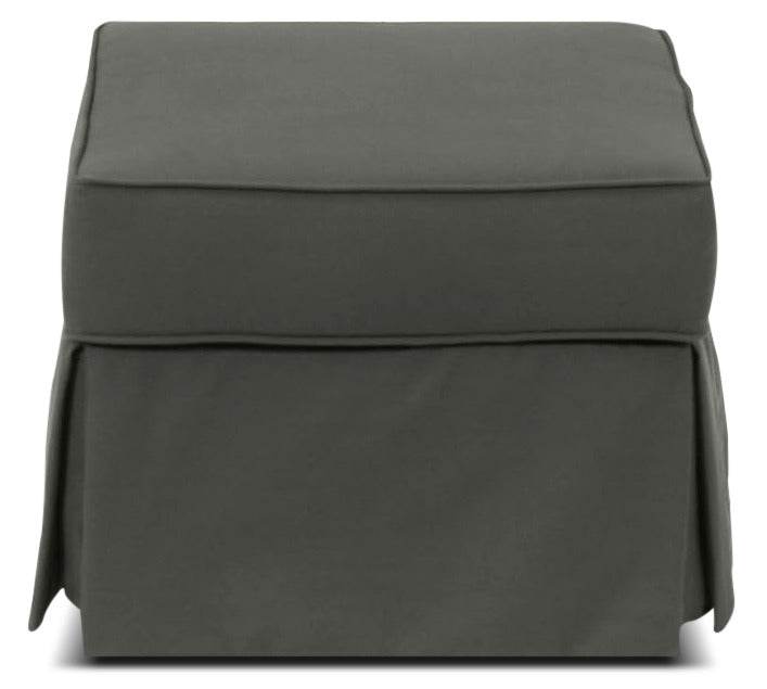 Tasya Ottoman - Dark Grey