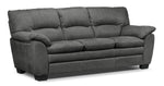 Kelleher Sofa and Loveseat Set - Charcoal
