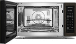 KitchenAid Black Stainless Steel Countertop Microwave (1.5 Cu. Ft.) - KMCC5015GBS