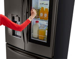 LG Black Stainless Steel Counter-Depth French Door Refrigerator (24 Cu. Ft.) - LFXC24796D