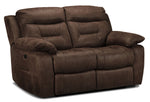 Collins Power Reclining Loveseat - Walnut