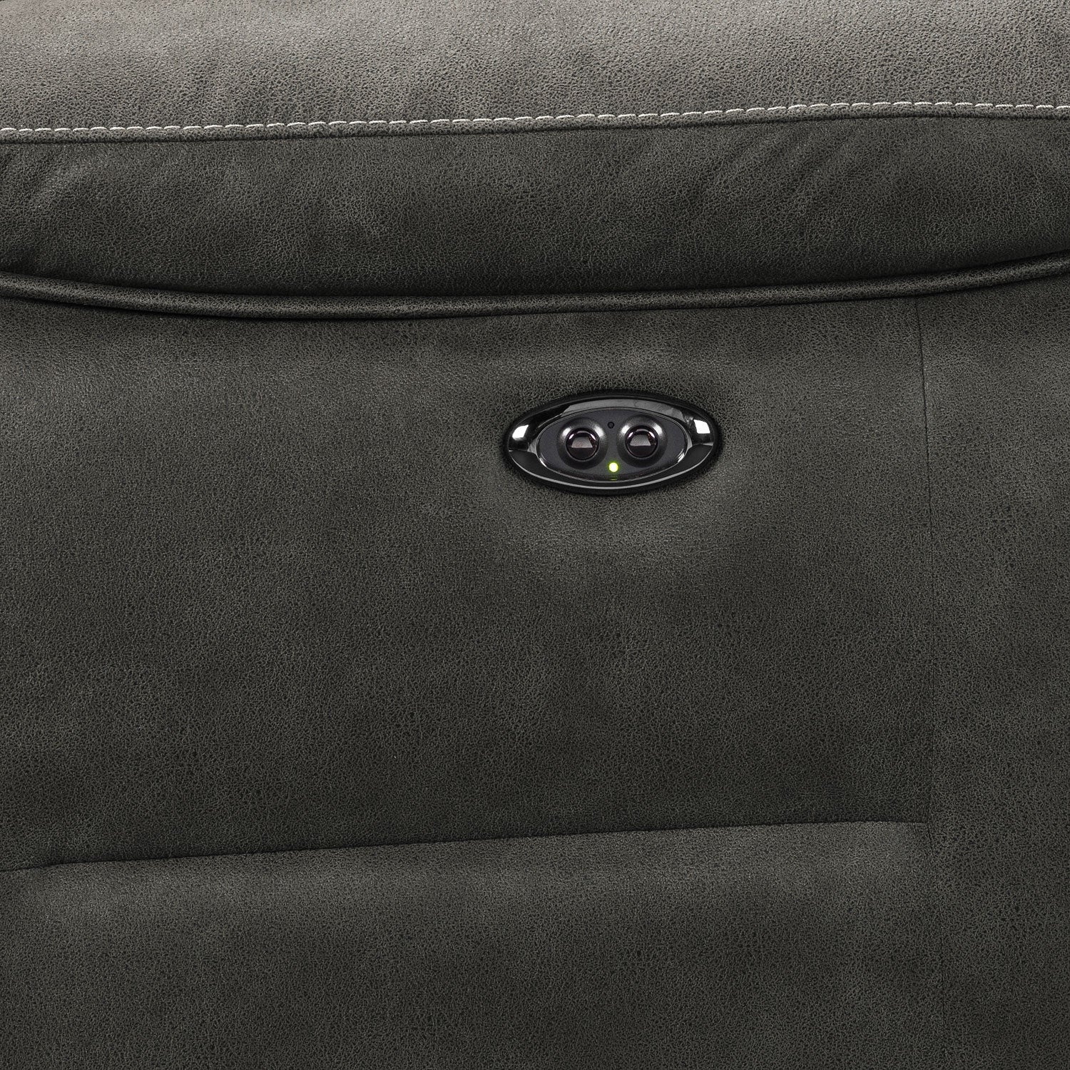 Collins Power Reclining Sofa - Charcoal Grey