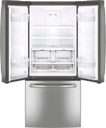 GE Stainless Steel French Door Refrigerator (20.8 Cu. Ft.) - GNE21DSKSS