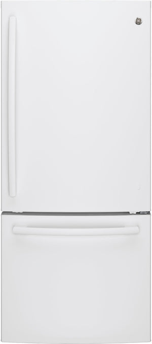 GE Réfrigérateur 20,9 pi³ avec congélateur en bas blanc GBE21AGKWW