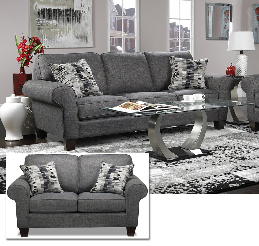 Drake 2 Pc. Living Room Package - Grey