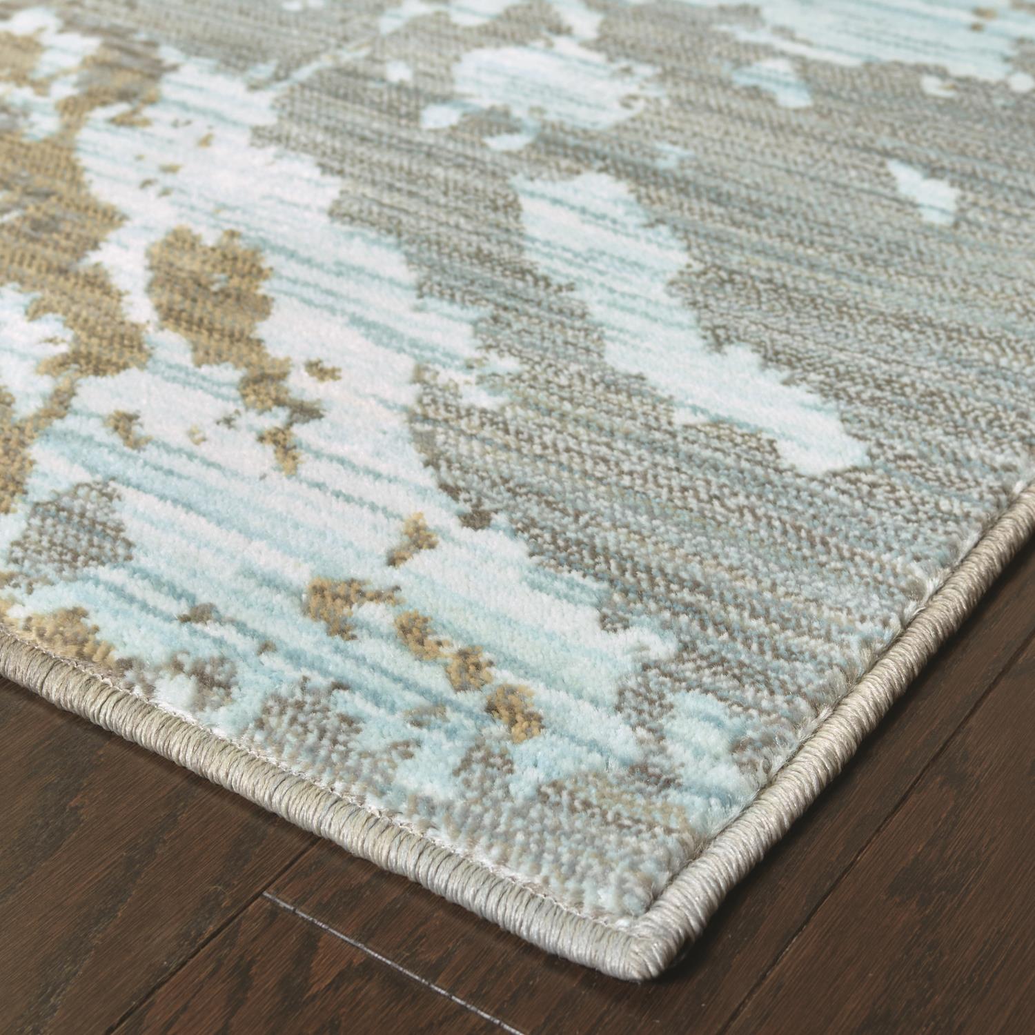 Tempe W6367AL Marble Area Rug (5'3"X7'6")