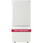 LG White Bottom-Freezer Refrigerator (22.1 Cu. Ft.) - LDNS22220W