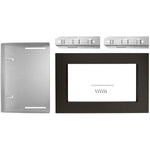 Whirlpool Black Stainless Steel 30" Microwave Trim Kit  - MK2160AV